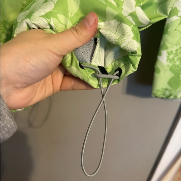 RARE Puma Golf Tournament Lightweight Green & White Floral Jacket - Picture 13 of 14